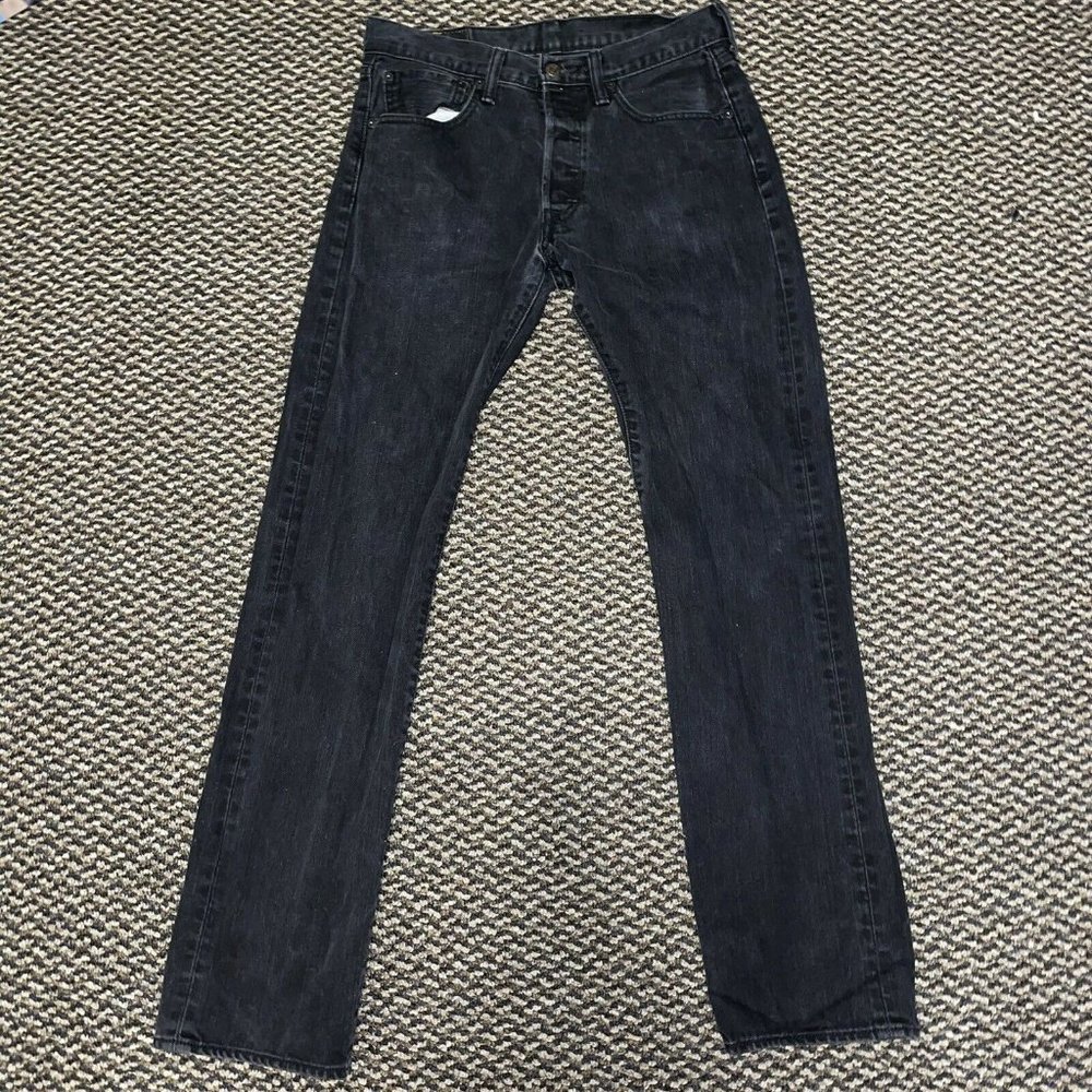 Men’s Levis 501 Button Fly Jeans Regular Fit